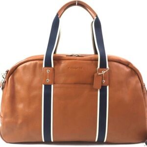 Coach Brown Leather Duffel Bag